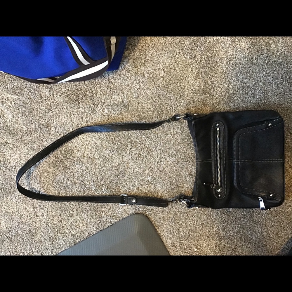 Tignanello cross body leather handbag